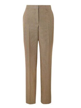 Givenchy Houndstooth Twill Tapered Pants Long, Size 36/US 4 NWOT